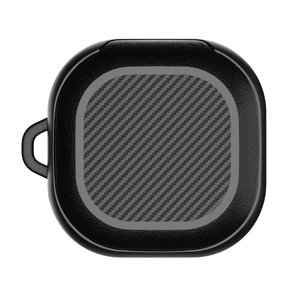 Anti-lost Wireless Earphones Protective Cover Case Charging Box for Samsung Galaxy Buds Pro / Live - Black - 2