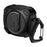 For Apple AirPods 3 Case PC+TPU Lock Button Bluetooth-compatible Earphone Cover with Hanging Hook - All Black - 1