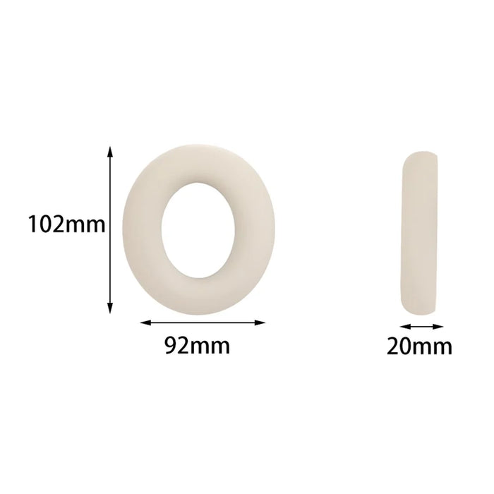 For Anker Soundcore Space One 1 Pair Headphone Ear Pads Headset Ear Cushion - Black - 3