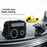 For Apple AirPods Pro Case Wireless Bluetooth-compatible TPU+PC Radio Style Cover - Black - 2