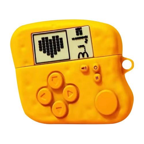 No.6 For Apple AirPods with Wireless Charging Case (2019)  /  AirPods with Charging Case (2019) (2016) Cover Silicone Case - Chicken Nuggets Arcade - 1