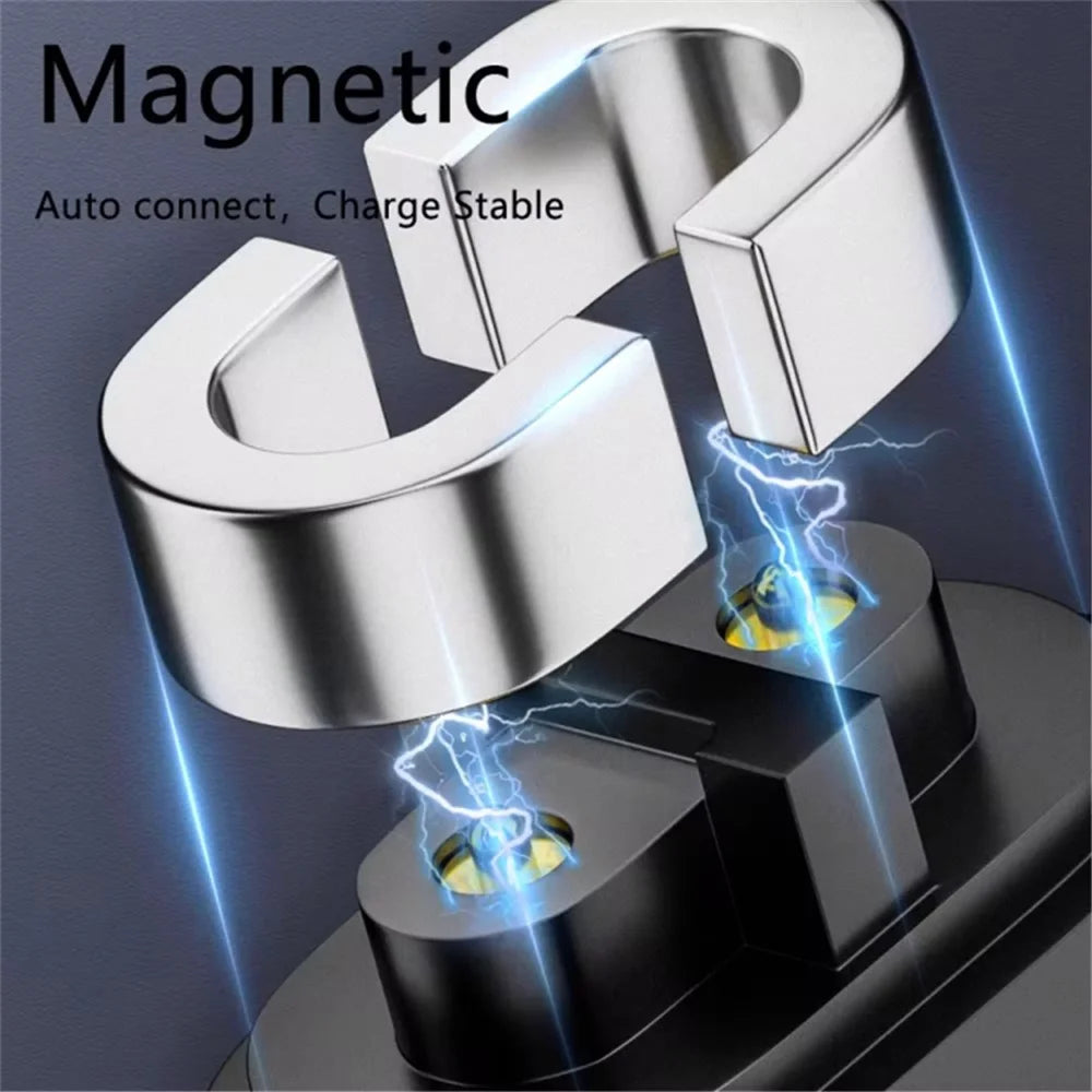 For Shokz Bone Conduction Earphone Magnetic Charger Adapter 8-Pin Female Converter (Side Elbow) - 3