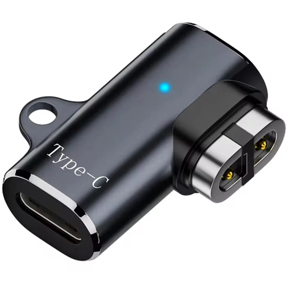 Magnetic Type-C Female Adapter Charge for Shokz Bone Conduction Earphone (Side Elbow) - 1