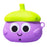 For Samsung Galaxy Buds2 Pro Bluetooth-compatible Earphone Silicone Case Cartoon Protection Cover - Eggplant - 1