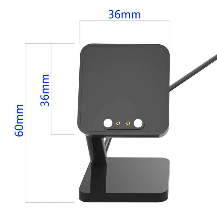For Zeblaze Ares 3 Pro / GTR 3 Pro Charging Stand Smartwatch Charger Display Holder with 1m Cable - 5