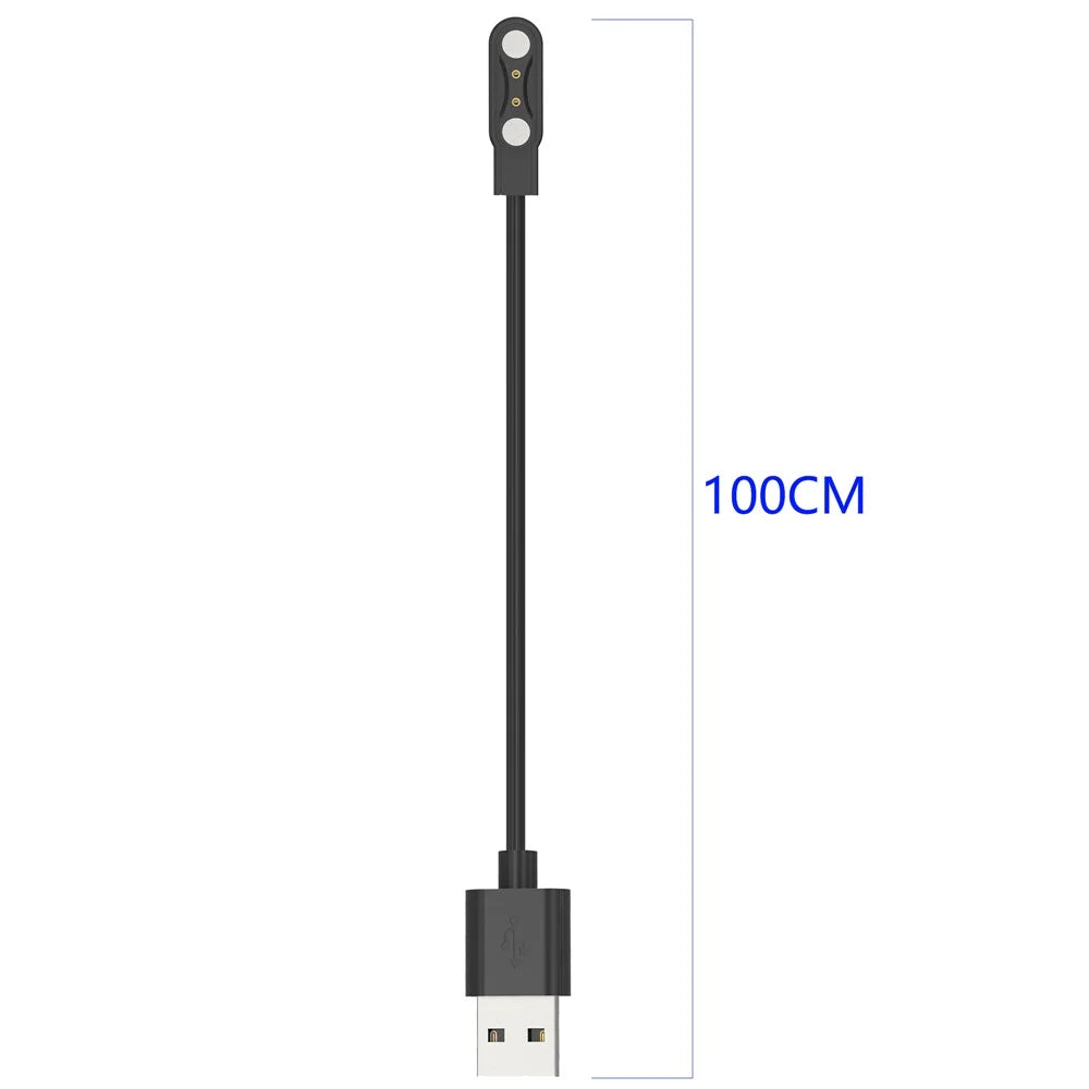 For Zeblaze GTS 3 Smart Watch Magnetic Charger USB Charging Cable, 1m - 6