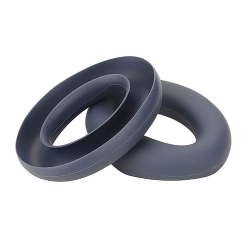 1 Pair Headphone Earpad Cap Sleeve for Anker Soundcore Life Q20i Soft Silicone Earpad Cover - Dark Blue - 1