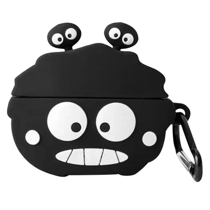 For Edifier X5 Pro Cartoon Silicone Case Bluetooth-compatible Earphone Cover with Carabiner - Smile Briquette - 1