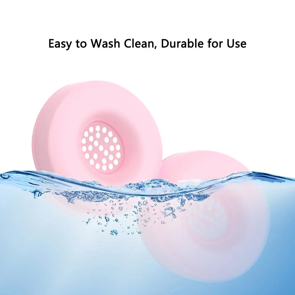 1 Pair Earpad Silicone Case for Beats Solo 4 On-Ear Headphone Cushion Protective Cover - Beige - 4