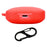 For Xiaomi Redmi Buds 6S Silicone Case Bluetooth-compatible Earphone Cover with Hanging Buckle - Red - 1