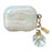 For AirPods Pro 2 Case IMD Soft TPU Protective Cover with Pearl Shell Pendant - 1