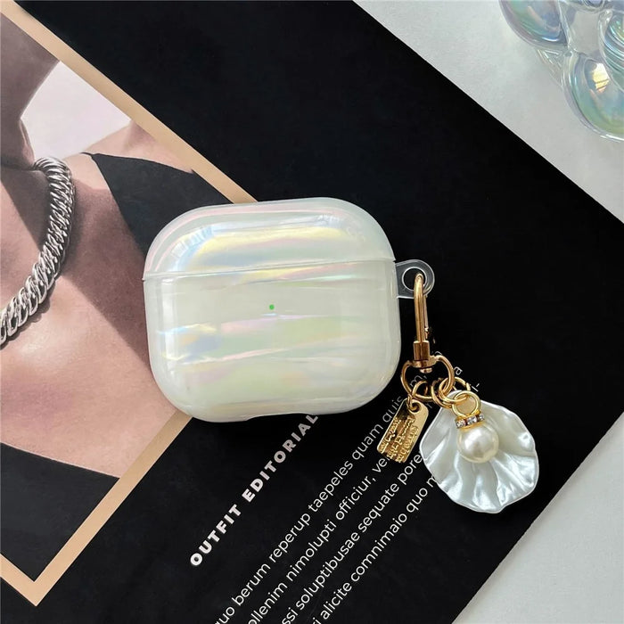 For Apple AirPods 3 Case IMD TPU Full Protection Cover Accessories with Pendant - 6