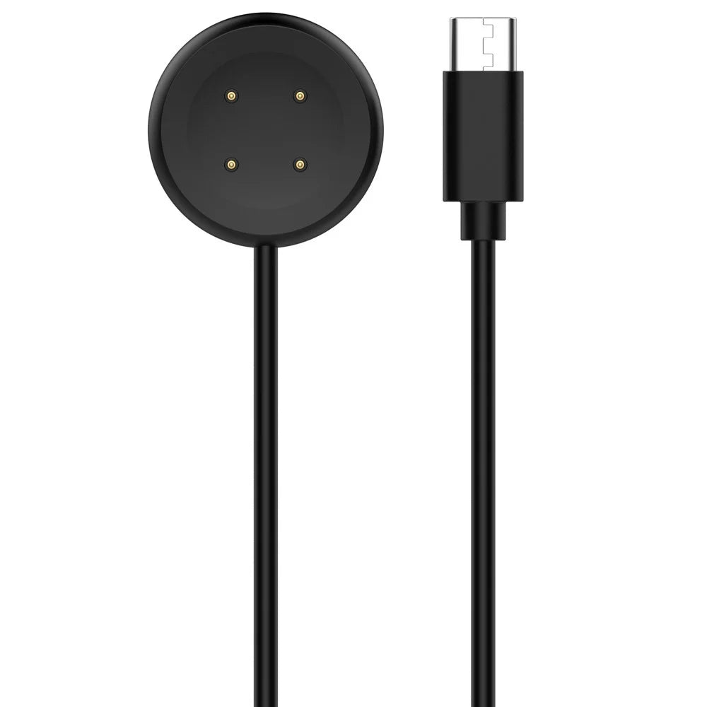 For Fitbit Ace LTE / Google Pixel Watch 3 / Pixel Watch 2 Type-C Cable Charging Dock Magnetic Watch Charger - Black - 3