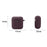 For Marshall Minor IV Headset Case Silicone Portable Scratch-Resistant Cover with Buckle - Dark Red - 3
