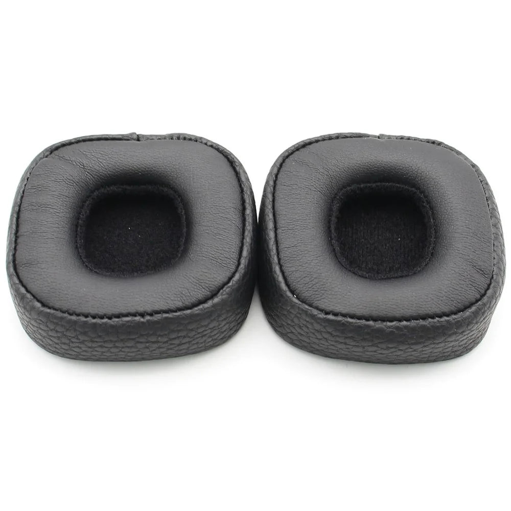 JZF-388 For Marshall Major IV Headphone Earpads Protein Leather Replacement Earmuffs - Black - 1