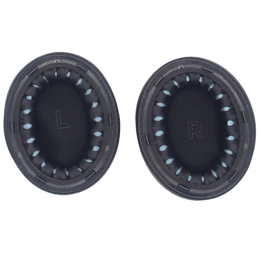 JZF-475 For Bose Quietcomfort Ultra Headphone Earpads Protein Leather Replacement Earmuffs - Black - 3