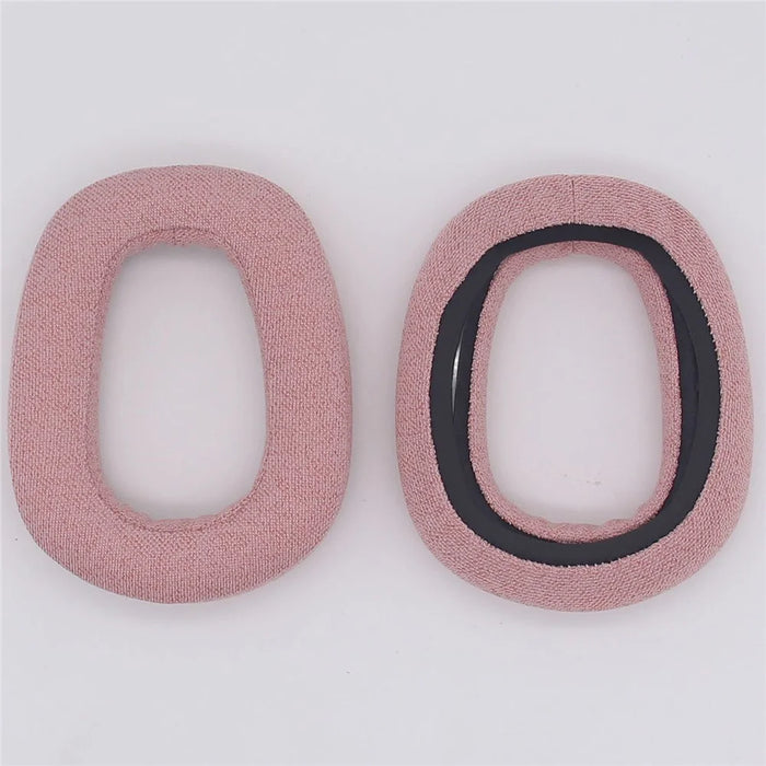 JZF-476 For Logitech Zone Vibe 100 Cotton Linen Headphone Earpads Replacement Earmuffs - Pink - 3