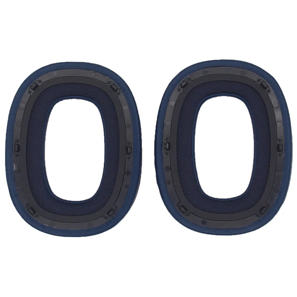 JZF-474 For Bowers & Wilkins Px8 / Px7 S2 Headphone Earpads Protein Leather Replacement Earmuffs - Blue - 3