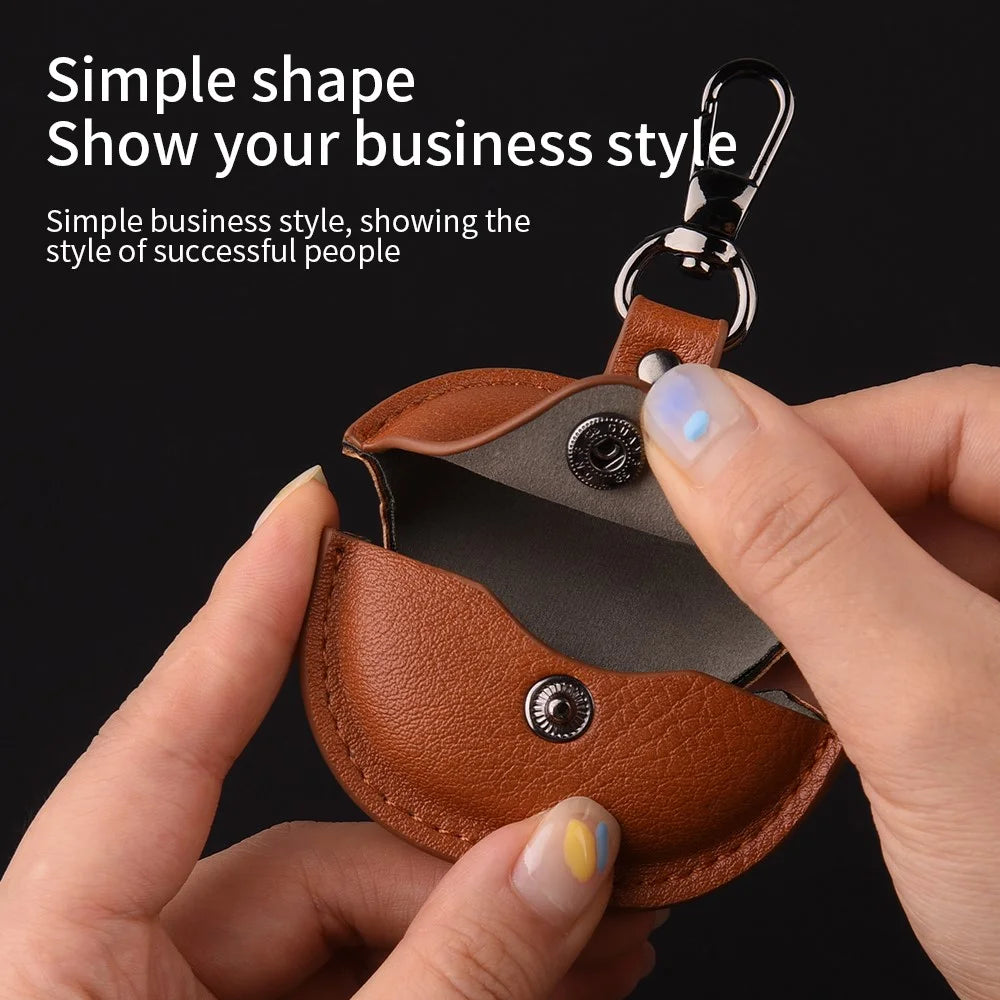 For Xiaomi Redmi Buds 4 Lite Earphone Case PU Leather+PC Bluetooth-compatible Earbud Protective Cover - Brown - 2