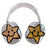 1Pair Protective Case for AirPods Max with USB-C / Max Headset TPU Sleeve Star Electroplated - Gold - 1