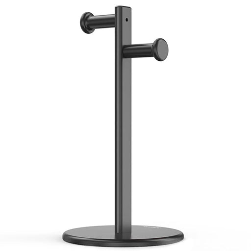JIUSHARK JSR-3 Headphone Desktop Stand Simple Aluminum Alloy Dual Gaming Headset Holder Rack - Black - 1