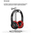 JIUSHARK JSR-3 Headphone Desktop Stand Simple Aluminum Alloy Dual Gaming Headset Holder Rack - Black - 3