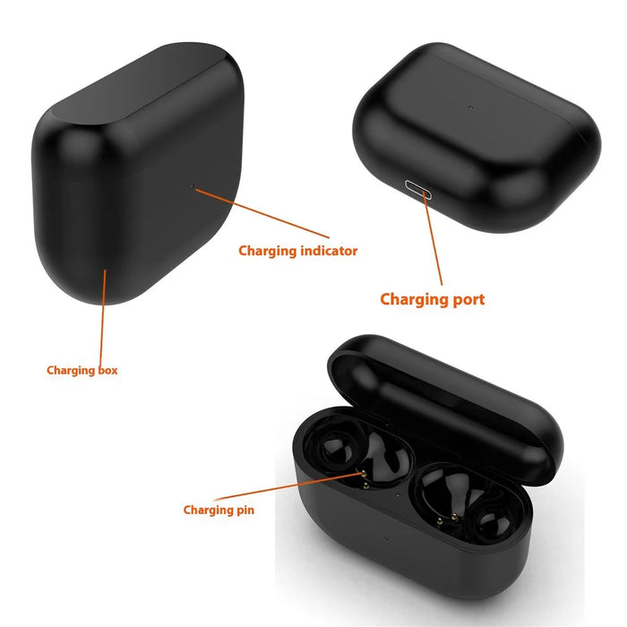 M025 For Jabra Elite 10 Replacement Charging Box Bluetooth-compatible Earphone Charge Case (Headset Not Included) - 2