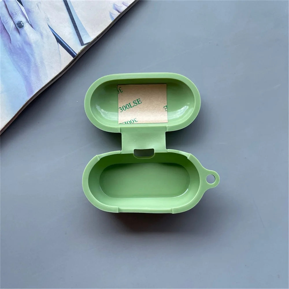 For Xiaomi Openwear Stereo Bluetooth-compatible Earphones Cartoon Fruit Silicone Case with Pendant - Strawberry - 2