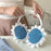 1Pair For AirPods Max Protective Case Fabric+TPU Headset Sleeve Bowknot Design - Blue - 2