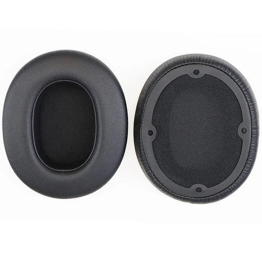 1 Pair For Edifier W830BT / W860NB Headphone Earpads Protein Leather Replacement Earmuffs - Black - 1