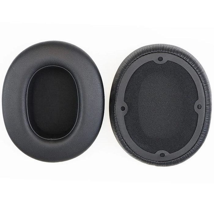 1 Pair For Edifier W830BT / W860NB Headphone Earpads Protein Leather Replacement Earmuffs - Black - 1