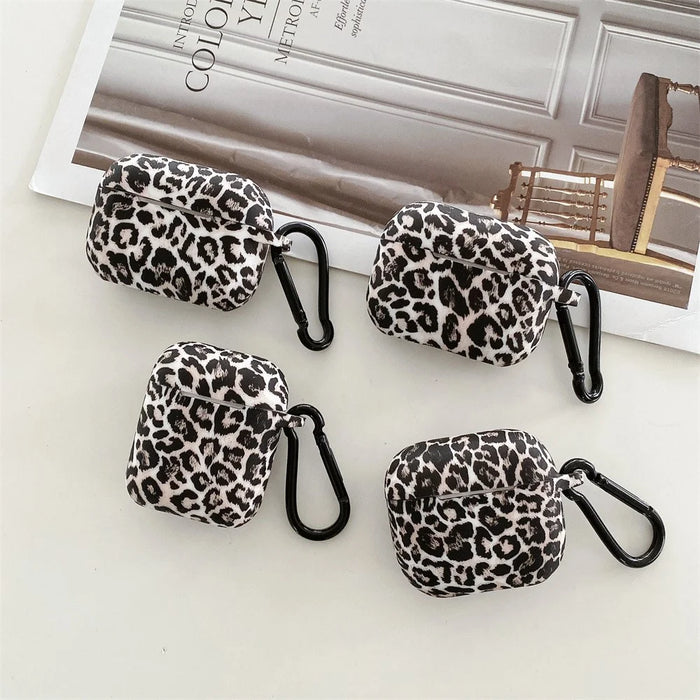 For Apple AirPods Pro Protective Case Leopard Print Pattern Headset Silicone Cover - 5