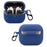 For Samsung Galaxy Buds3 Silicone Case Bluetooth-compatible Earphone Protective Cover with Anti-Lost Buckle - Dark Blue - 2