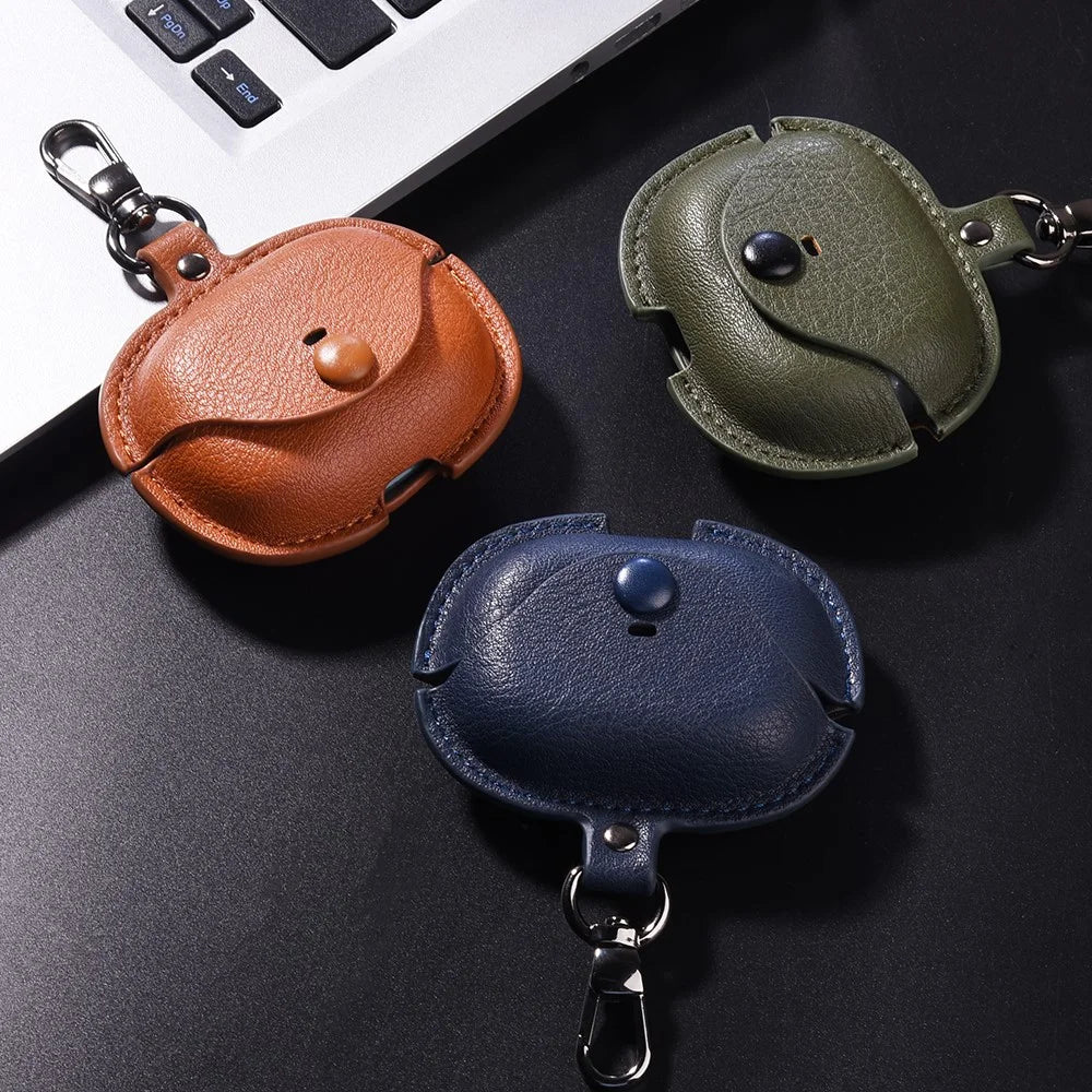 For Xiaomi Redmi Buds 5 Pro Charging Case Cover PU+PC Bluetooth-compatible Headset Protector - Brown - 7