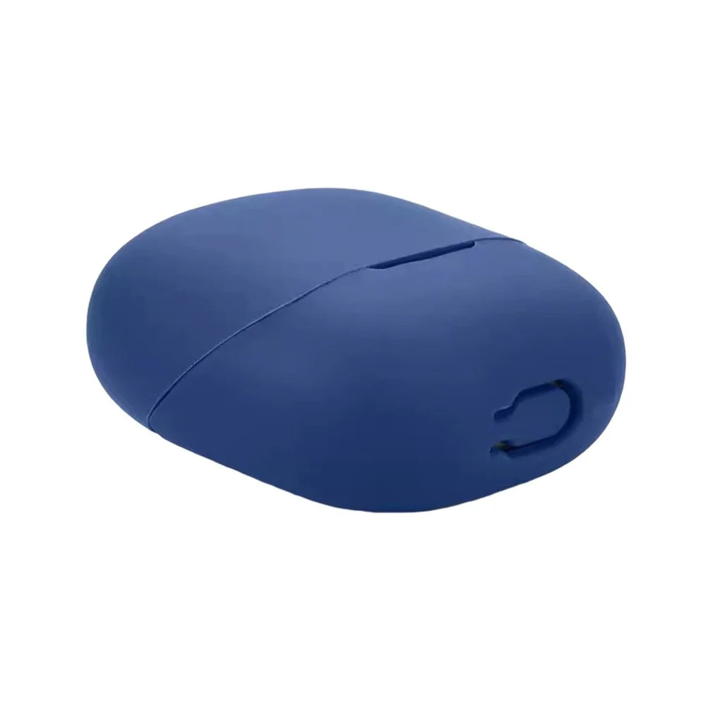 For Xiaomi Buds 5 Case Bluetooth-compatible Earphone Silicone Skin Cover with Anti-Lost Buckle - Dark Blue - 3