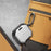 For Apple AirPods 3 Case Flip Stand PC+TPU Earphone Protective Cover with Carabiner - Silver - 4