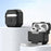 For Apple AirPods 3 Case Flip Stand PC+TPU Earphone Protective Cover with Carabiner - Silver - 6