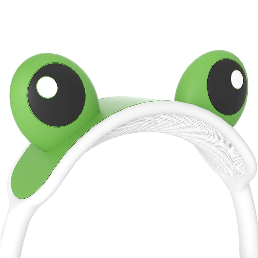 For AirPods Max Frog Design Liquid Silicone Headphone Earmuff Shell + Headbeam Cover - Green - 2