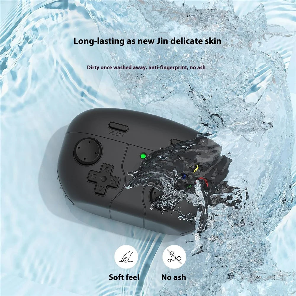 For Sony WF-1000XM5 Game Console Design Bluetooth-compatible Earphone Cover Liquid Silicone Anti-Drop Case - Dark Grey - 4