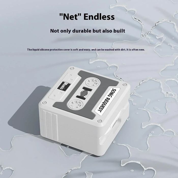 For Samsung Galaxy Buds FE / Buds2 Pro / Buds2 / Buds Pro / Buds Live Bluetooth-compatible Earphone Cover Liquid Silicone Case - Light Grey - 6