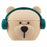 For Apple AirPods 3 Bluetooth-compatible Earphones Silicone Cover Headset Bear Protective Case with Carabiner - 1