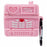 For Apple AirPods 3 Bluetooth-compatible Earphones Silicone Cover Pink Cellular Phone Protective Case - 1