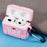 For Apple AirPods 3 Bluetooth-compatible Earphones Silicone Cover Pink Cellular Phone Protective Case - 5