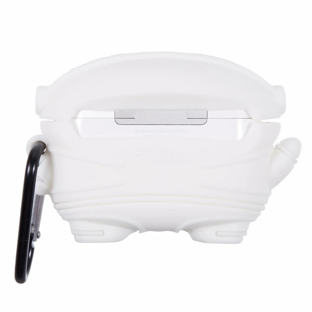 For Apple AirPods Pro Bluetooth-compatible Earphones Silicone Cover Astronaut Protective Case with Carabiner - 2