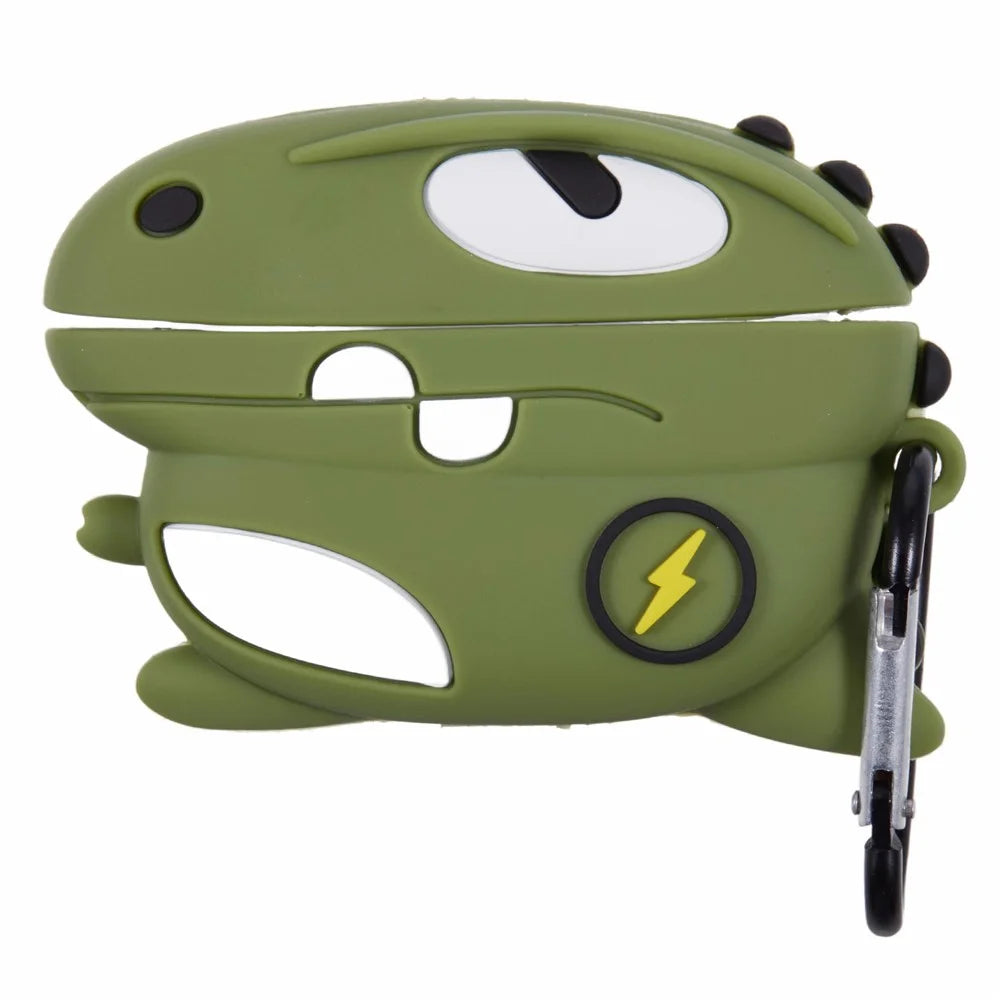 For Apple AirPods Pro Silicone Cover Lightning Sign Dinosaur Bluetooth-compatible Earphones Protective Case - 1