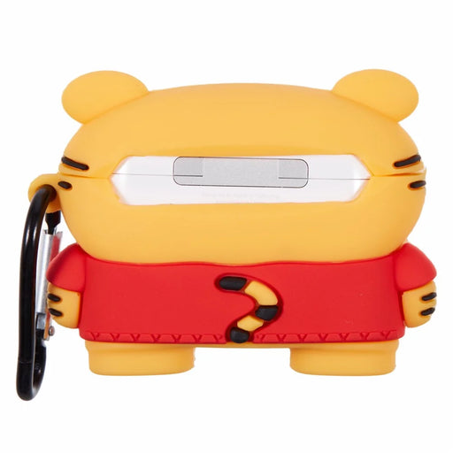 For Apple AirPods Pro Bluetooth-compatible Earphones Silicone Cover Cartoon Tiger Protective Case with Carabiner - 2