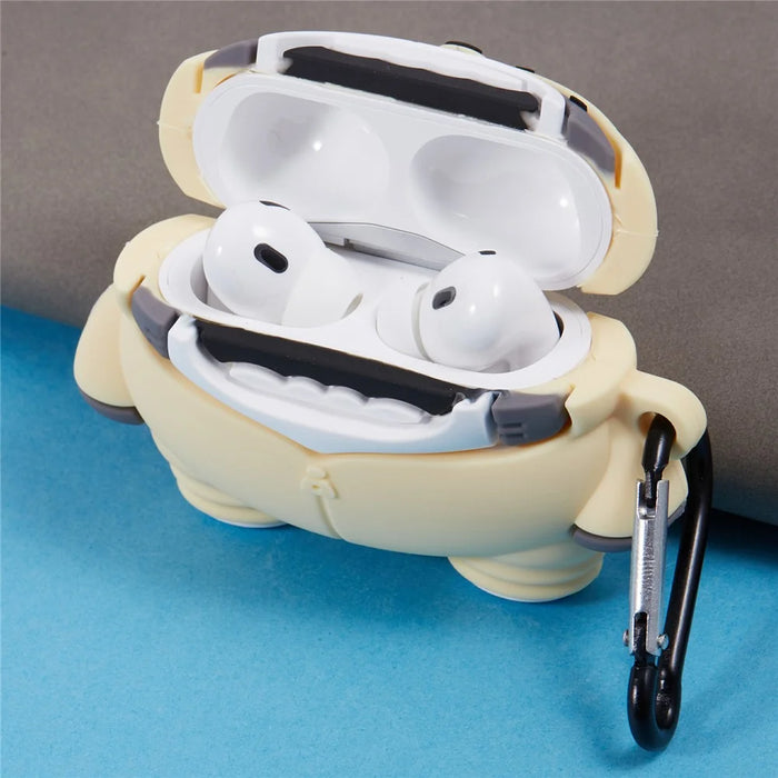 For Apple AirPods Pro Silicone Cover Raincoat Shark Bluetooth-compatible Earphones Protective Case - 5