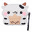 For Apple AirPods 3 Silicone Cover Milk Tea Cow Bluetooth-compatible Earphones Protective Case - 1