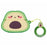 For Apple AirPods Pro Bluetooth-compatible Earphones Silicone Cover Cartoon Avocado Protective Case - 1