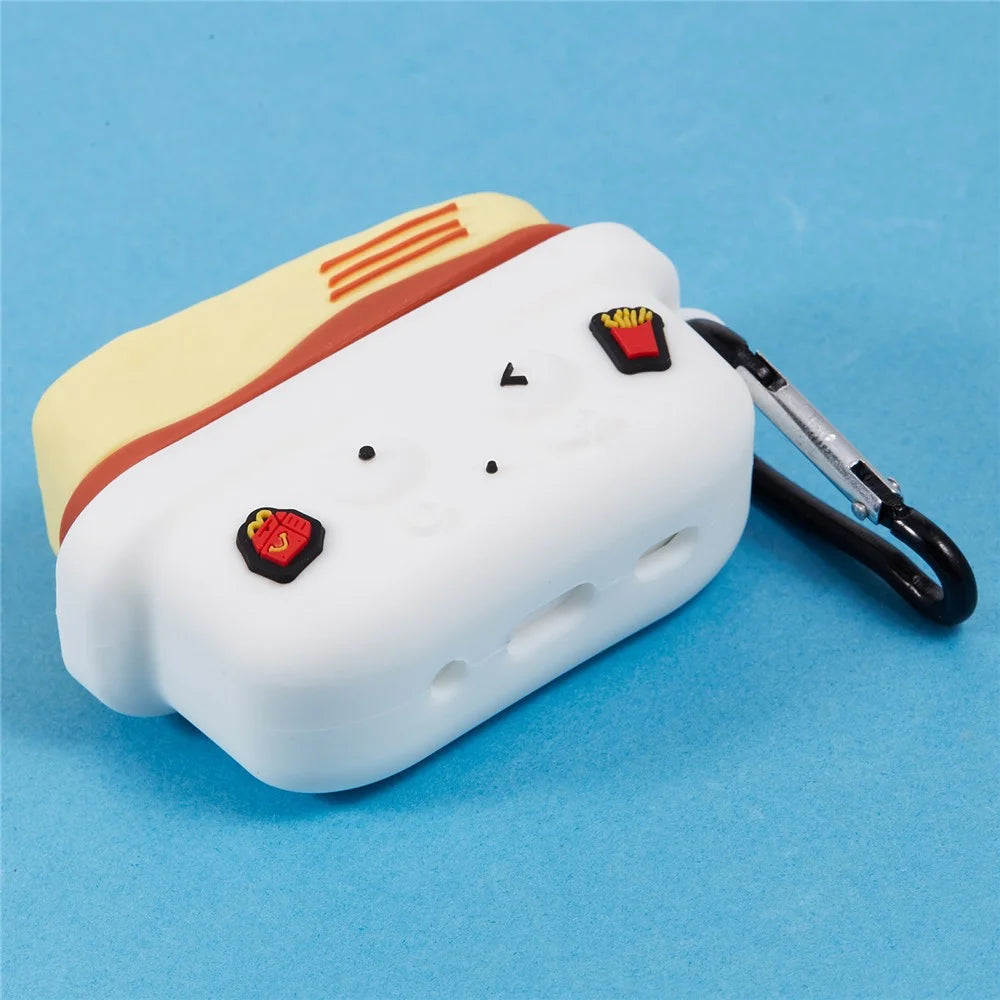 For Apple AirPods Pro 2 / AirPods Pro Bluetooth-compatible Earphones Silicone Cover Chicken Nuggets Protective Case - 6